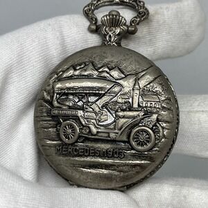 Vintage Citron Mercedes 1903 Mens QUARTZ  Pocket Watch! Running!